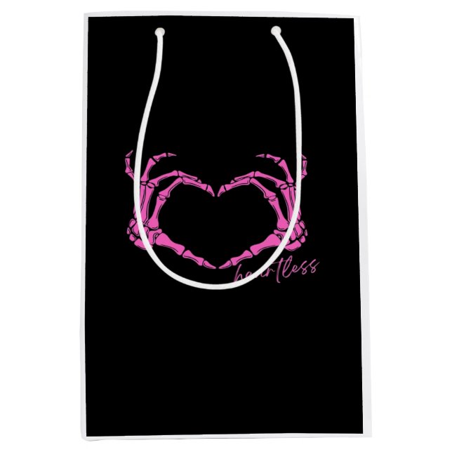 Klassische Skeleton Hands Mittlere Geschenktüte (Vorderseite)