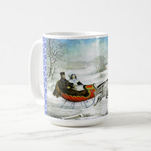 Klassische Sleigh-FahrTasse Kaffeetasse