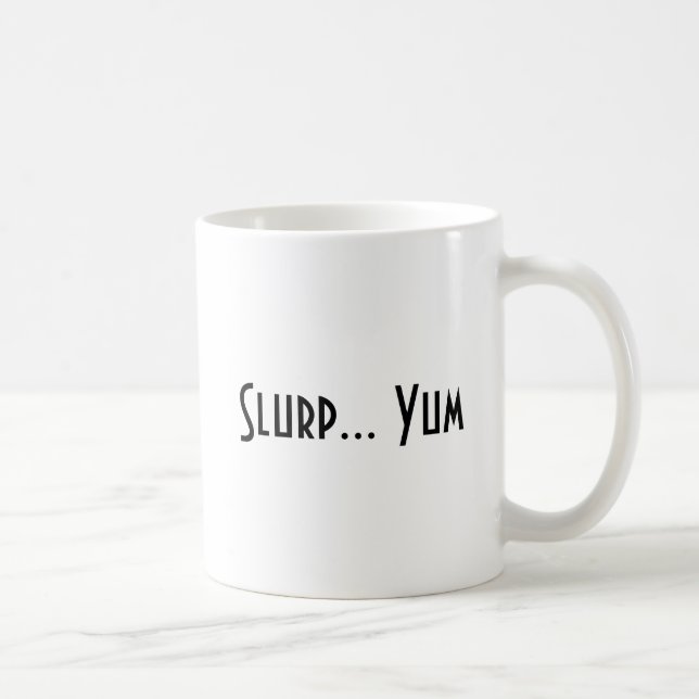 Klassische Slurp-Tasse Kaffeetasse (Rechts)