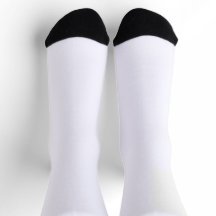 Klassische Solid White Socks für den Alltag