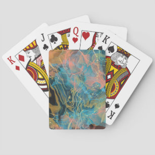 Klassische Spielkarten - abstraktes Design