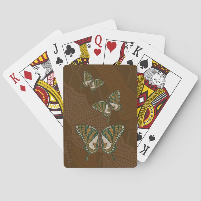 Klassische Spielkarten aus dem Frack (Rückseite)