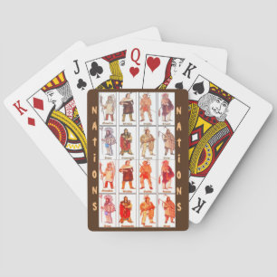 Klassische Spielkarten der "Native Nations"