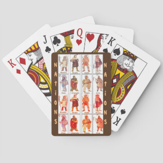 Klassische Spielkarten der "Native Nations"