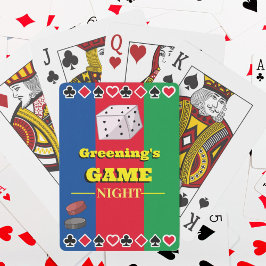 Klassische Spielkarten für die Game Night Family P