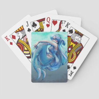 Klassische Spielkarten in Blasen