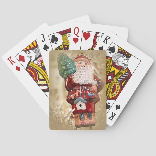 Klassische Spielkarten mit antiken Santa Maria Nov (Rückseite)