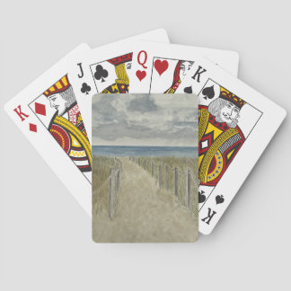 Klassische Spielkarten mit Strand-Thema