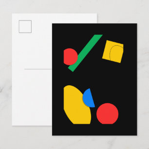Klassische Spielkarten Postkarte
