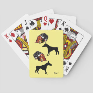 Klassische Spielkarten - Welt des Hundes