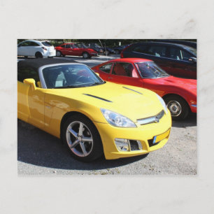 Klassische Sportwagen Opel GT Postkarte