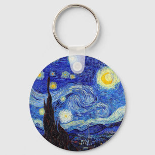 Klassische Starry Night Inspiriert Produkte Van Go Schlüsselanhänger