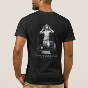 Klassische Statuen-Fußball-Feierkunst T-Shirt