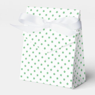 Klassische Sterne Sommer Grün - Weiß Geschenkschachtel