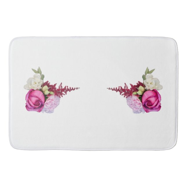 Klassische Stile Florals Badematte (Vorderseite)