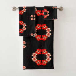 Klassische Stile Florals Badhandtuch Set