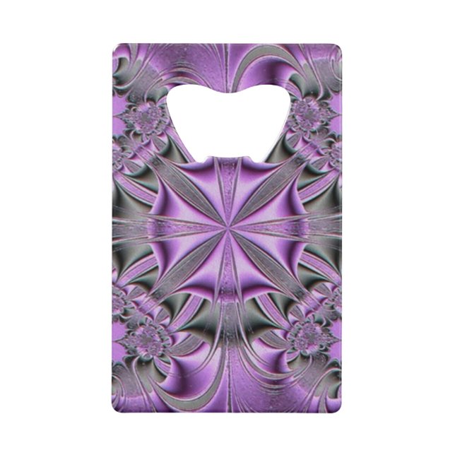 Klassische Stile Florals Geldbeutel Flaschenöffner (Vorderseite)