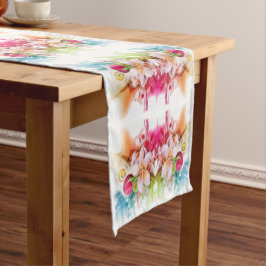 Klassische Stile Florals Kurzer Tischläufer