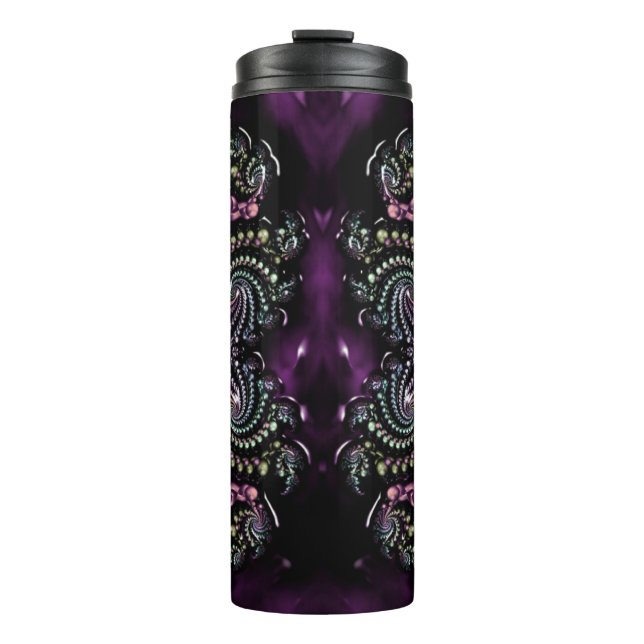 Klassische Stile Scrollwork Thermal Tumbler Thermosbecher (Vorderseite)