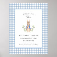 Klassische Storybook-Hasen-Baby-Shower-Mocktail-Ba