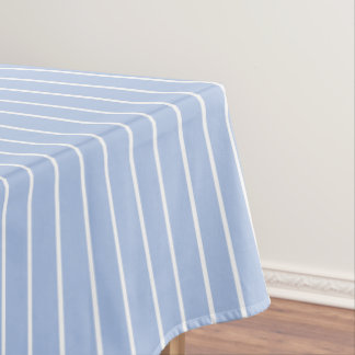 Klassische Streifen Blau und Weiß Tischdecke