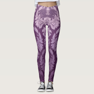 Klassische Tapete: Nahtloses Vintage-Design Leggings