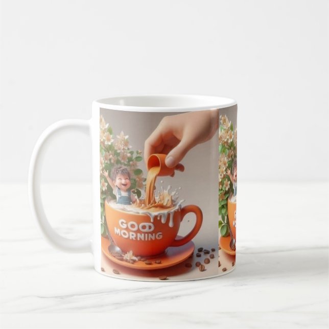 Klassische Tasse, 11 oz Kaffeetasse (Links)