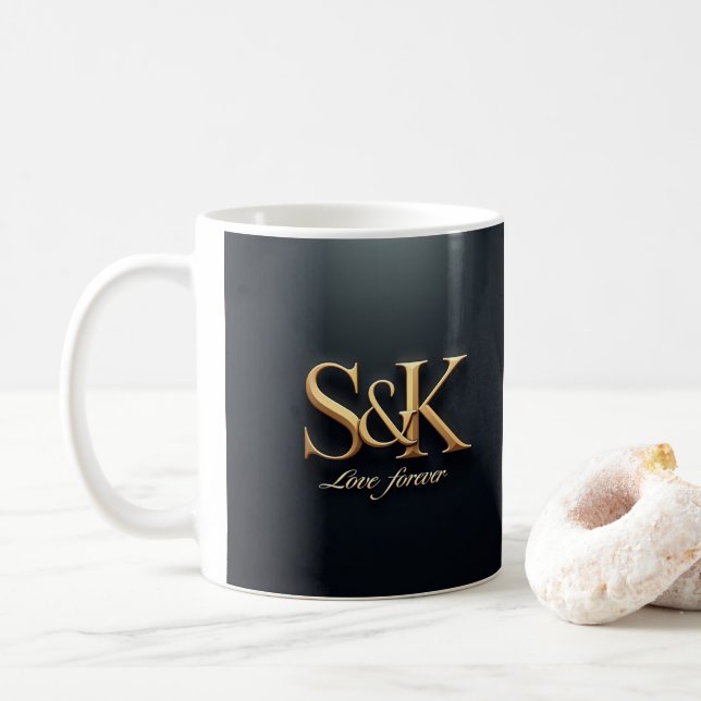 Klassische Tasse, 11 oz. Kaffeetasse (Mit Donut)