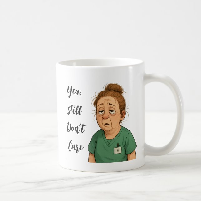 Klassische Tasse, 11 oz, Nurse Burnout Kaffeetasse (Rechts)