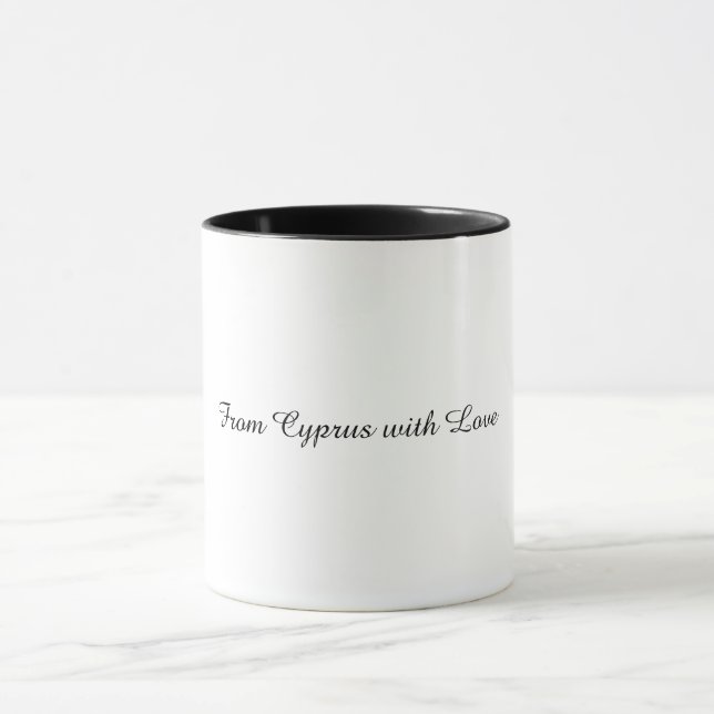 Klassische Tasse (aus Zypern mit Liebe) (Zentrum)