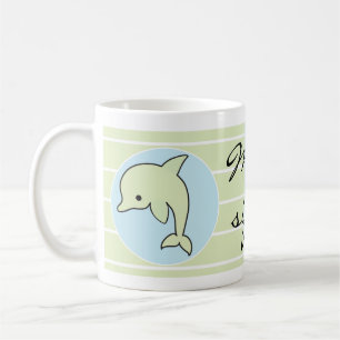Klassische Tasse, Blue Dolphin Mommy's Sippy Cup Kaffeetasse