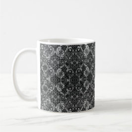 Klassische Tasse der Black Lacework Artistry