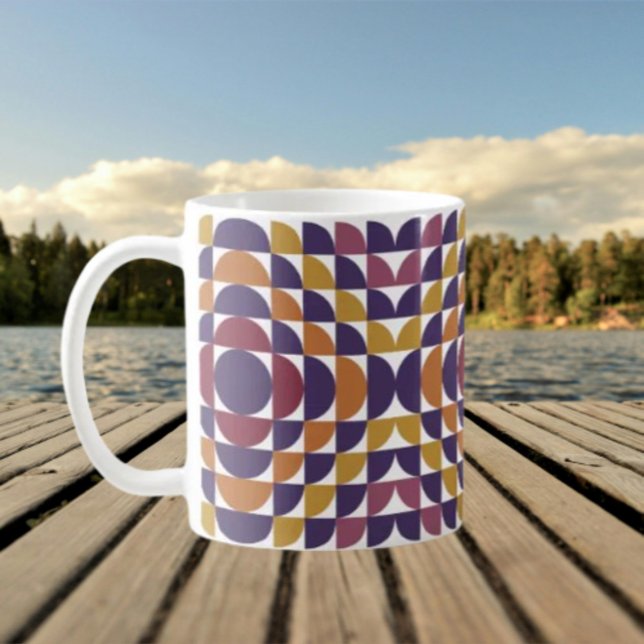 Klassische Tasse der geometrischen Kreisel | Mitte (Von Creator hochgeladen)