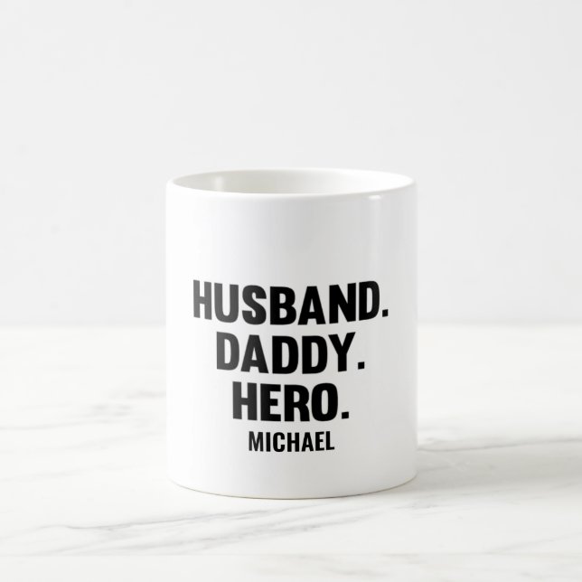 Klassische Tasse des personalisierten Vaters (Mittel)