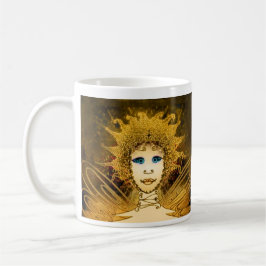 Klassische Tasse mit goldener Kunst Déco Art-Fee