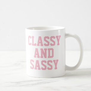 Klassische Tasse Niedlich Pink Spaß Slogan Tasse