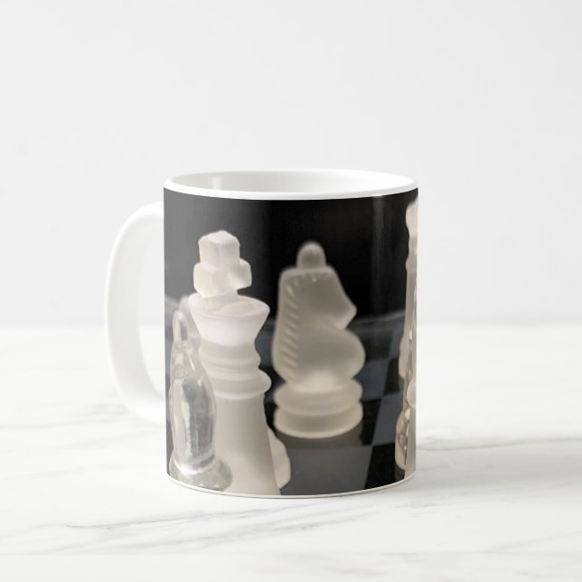 Klassische Tasse Schach (Vorderseite Links)