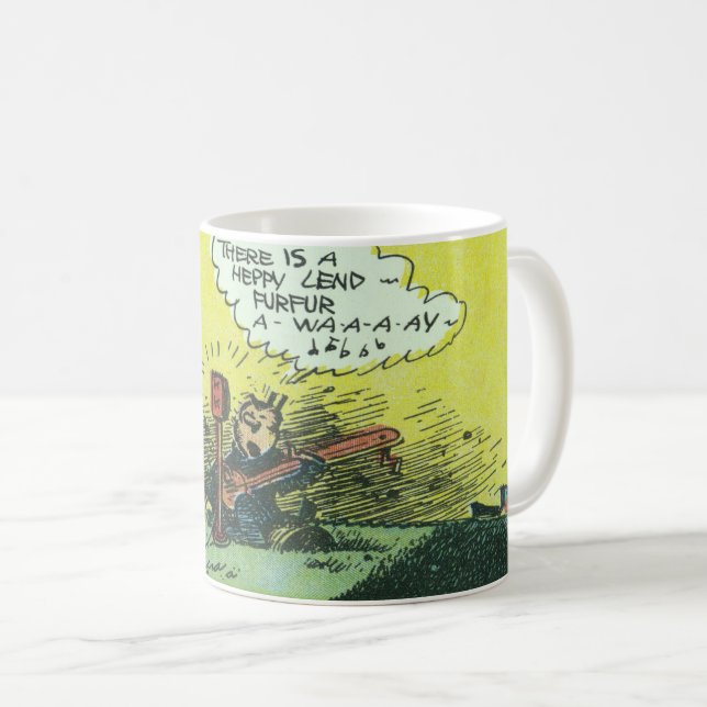 Klassische Tasse "There Is a Heppy Land"  (VorderseiteRechts)