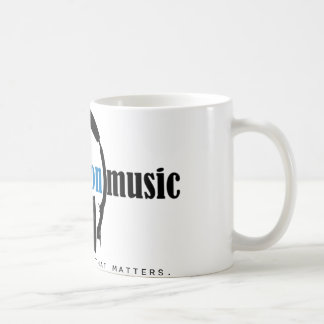 Klassische Tasse zeigt BEM "Musik, das