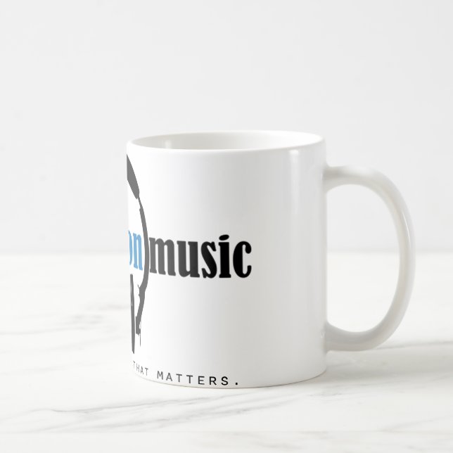 Klassische Tasse zeigt BEM "Musik, das (Rechts)