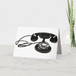 Klassische Telefonkarte Karte
