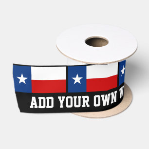 Klassische Texas-Staats-Flagge Satinband