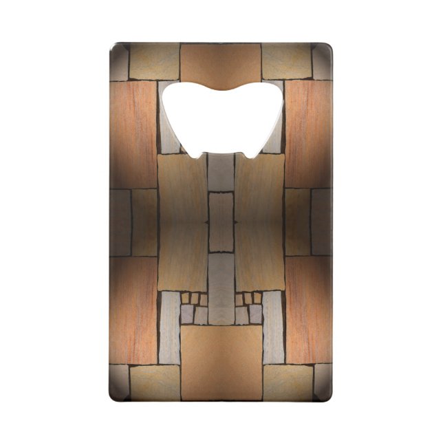 Klassische Texturen Geldbeutel Flaschenöffner (Vorderseite)