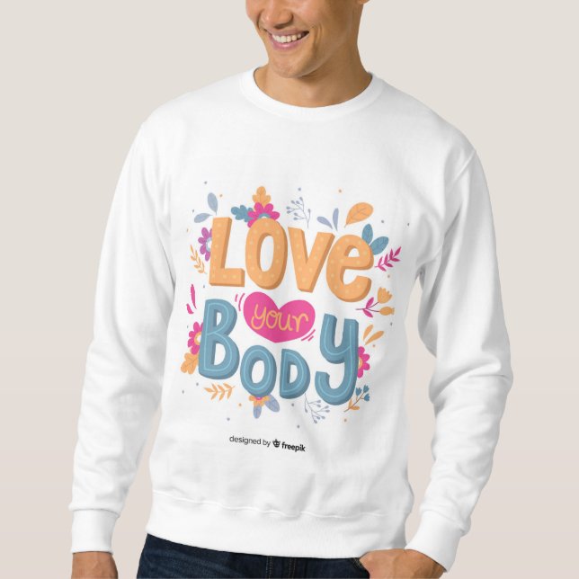 "klassische Threads" Sweatshirt (Vorderseite)