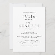 Klassische traditionelle Schwarz-Weiß-Hochzeit