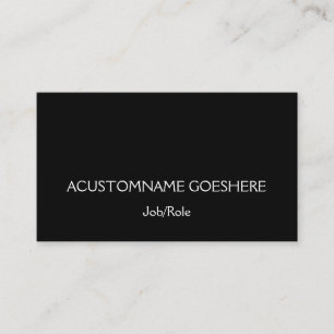 Klassische, traditionelle Visitenkarte