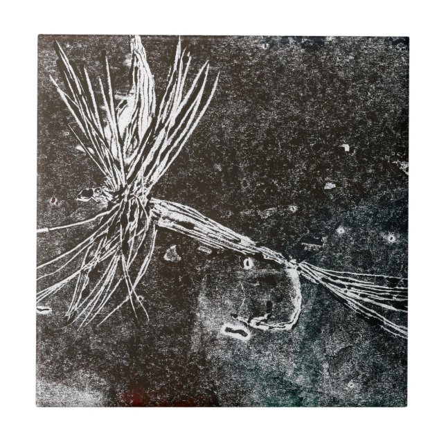 Klassische Trockenfliegenmuster für Forellen und B Fliese (Vorderseite)