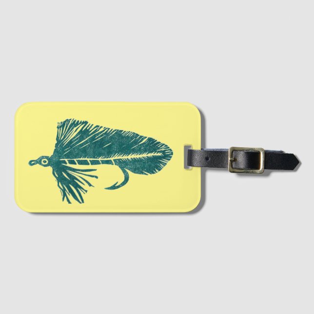 Klassische Trout Fly Matuka stromer Gepäckanhänger (Vorderseite (Horizontal))