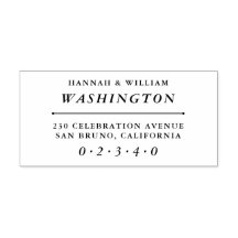 Klassische Typografie - Hochzeiten und Rücksendead