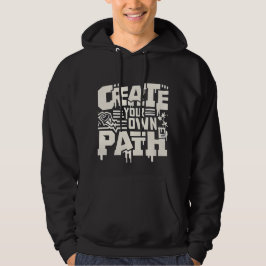 Klassische Typografie Hoodie
